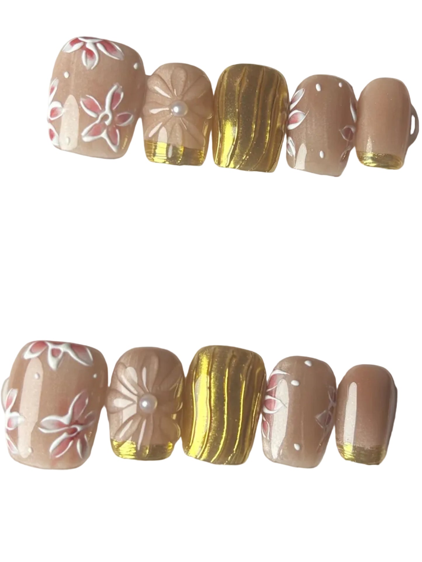 Golden Petal Nude